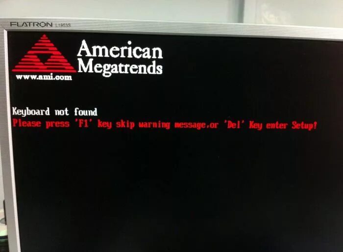 Press del to enter. Keyboard not found Press. Keyboard not found Press f1. Press enter to continue. Press f1 to Run Setup.