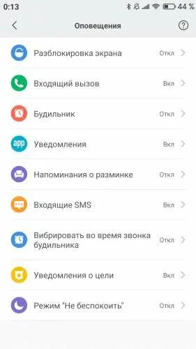 Оповещение лайф