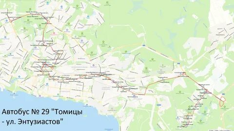 Новый маршрут автобуса 29
