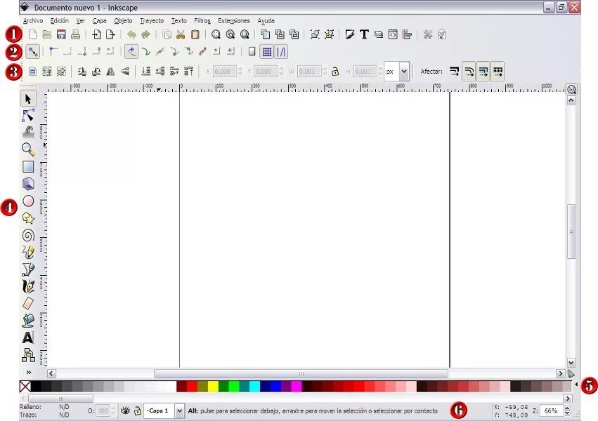 Как выделить в редакторе inkscape несколько объектов. Выделения объектов в inkscape. Задание по inkscape. Inkscape редактор интерфейс. Окно программы инскейп.