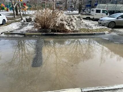 Весной мокрая