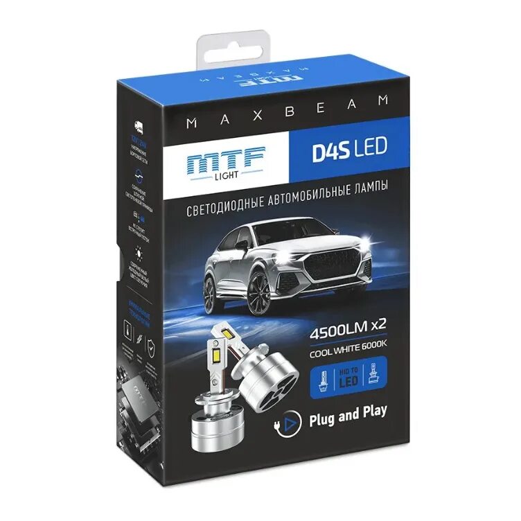 Заглушки с дхо тойота королла 150. Светодиодные лампы mtf light, серия maxbeam, d2s. D1s led mtf maxbeam. Mtf d1s maxbeam 6000к. Светодиодные лампы mtf maxbeam.