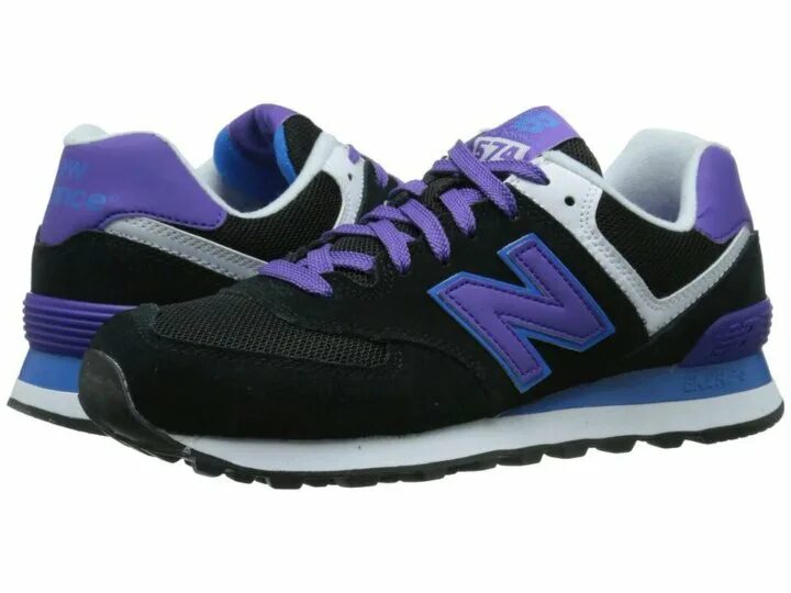 New balance 3. New Balance 574 Classic. New Balance 574 Core Black. New Balance 574 Black Purple. Кроссовки New Balance 574 Purple.