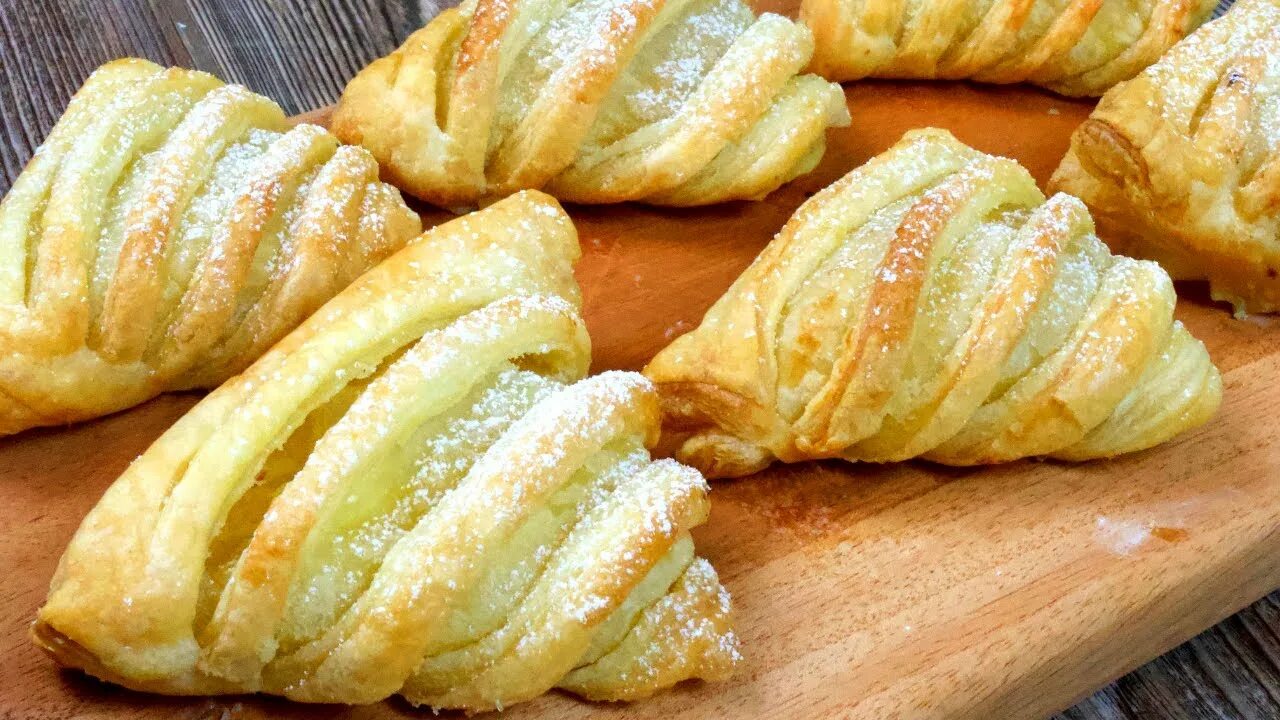 Слоеное тесто с лимоном