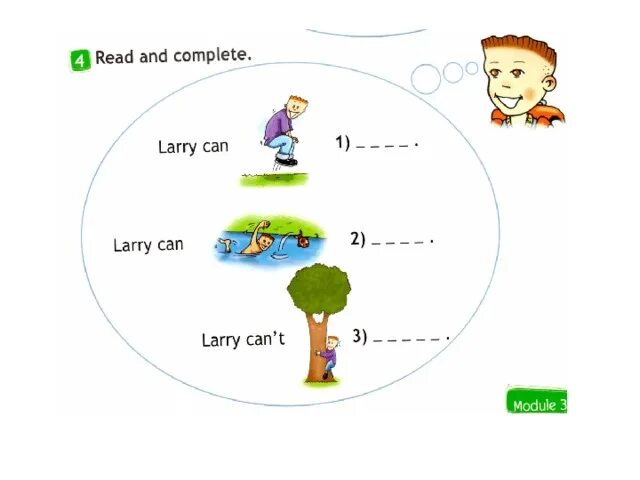 Larry can. Read and complete 2 класс. Спотлайт 2 can can/t. Read and complete Lulu can 2 класс.