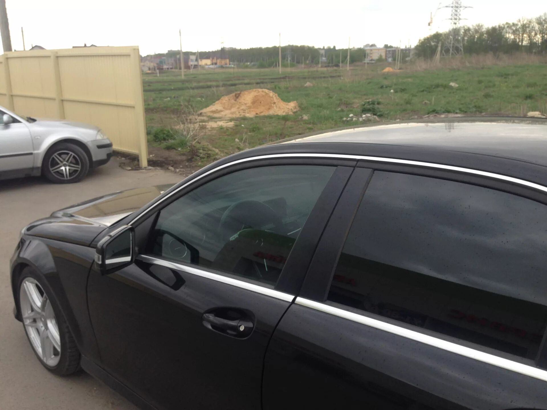 Тонировка передних боковых 50 + антигравийная пленка на передние крылья. - Toyot