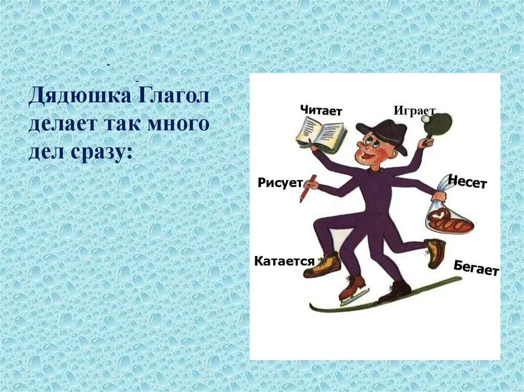 От произошло слово глагол. Что такое глагол?. Дядюшка глагол. Глагол картинка. Портрет глагола.