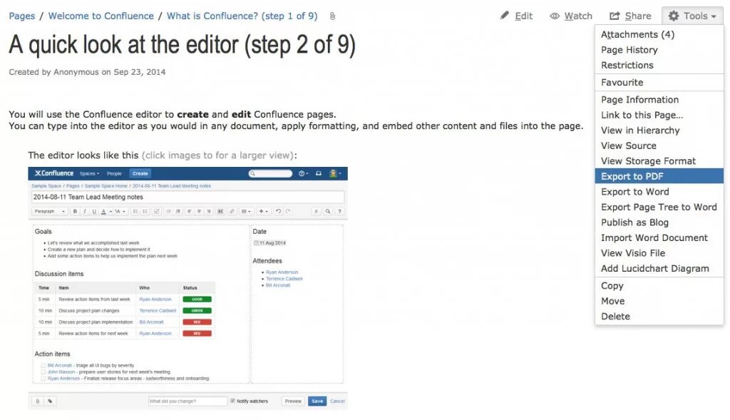 Confluence удалить страницу. Страницы в конфлюенс. Confluence редактирование страницы. Как удалить страницу в конфлюенс. Спойлер в confluence.