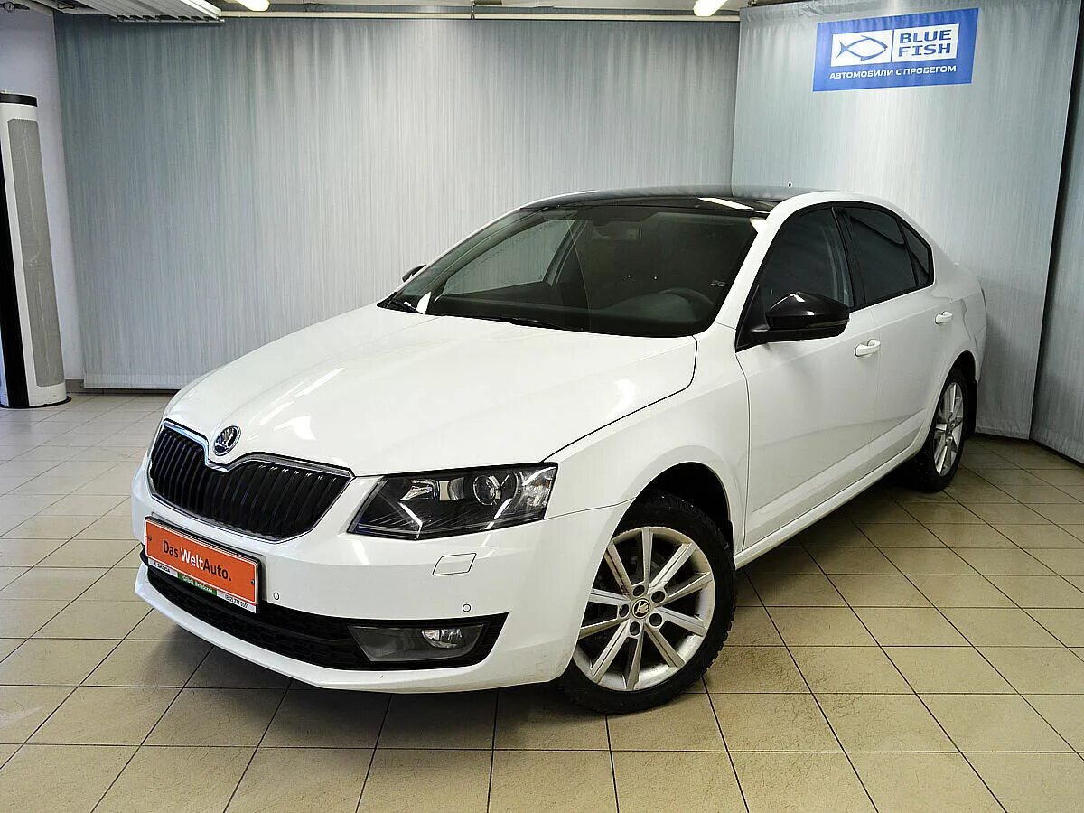 Skoda Octavia 2016 белая. Купить октавию 2016