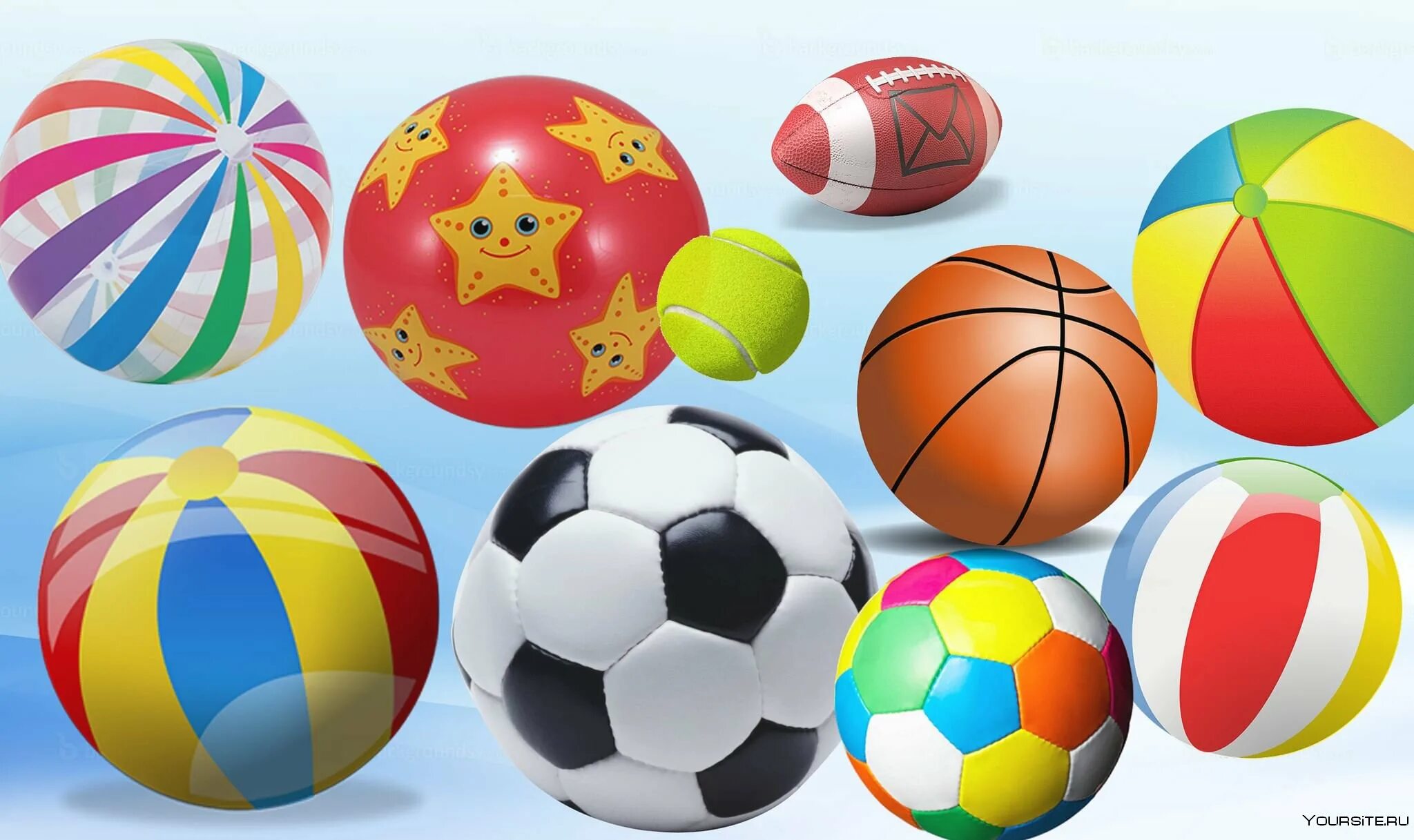 разные мячики. мяч (спорт). мяч (спорт). картинки разных мячей. мяч "футбол 2" , (22 см), микс арт.