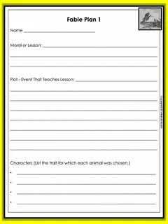 Story writing examples