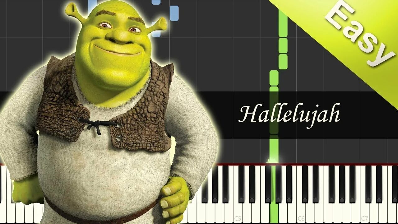 Песня шрека на английском. Шрек Аллилуйя. Музыкальный Шрек. Shrek (2001) - Hallelujah. Шрек песня Аллилуйя.