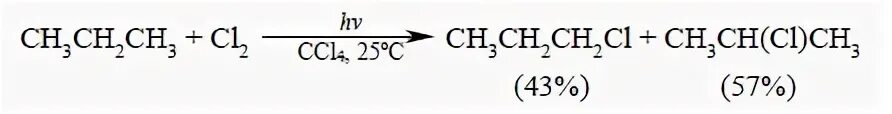 Пропан плюс хлор реакция. Хлорирование пропана. Хлорировпниие пропена. Дихлорирование пропина. Хлорирование бутана реакция