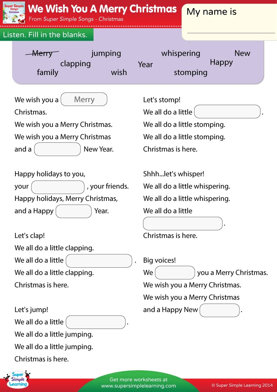 We Wish you a Merry Christmas Worksheet. We Wish you a Merry Christmas Worksheet for Kids. Christmas Songs we Wish you a Merry Christmas Worksheet. We Wish you a Merry Christmas super simple Songs.