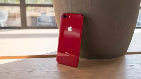 Apple 8 красный
