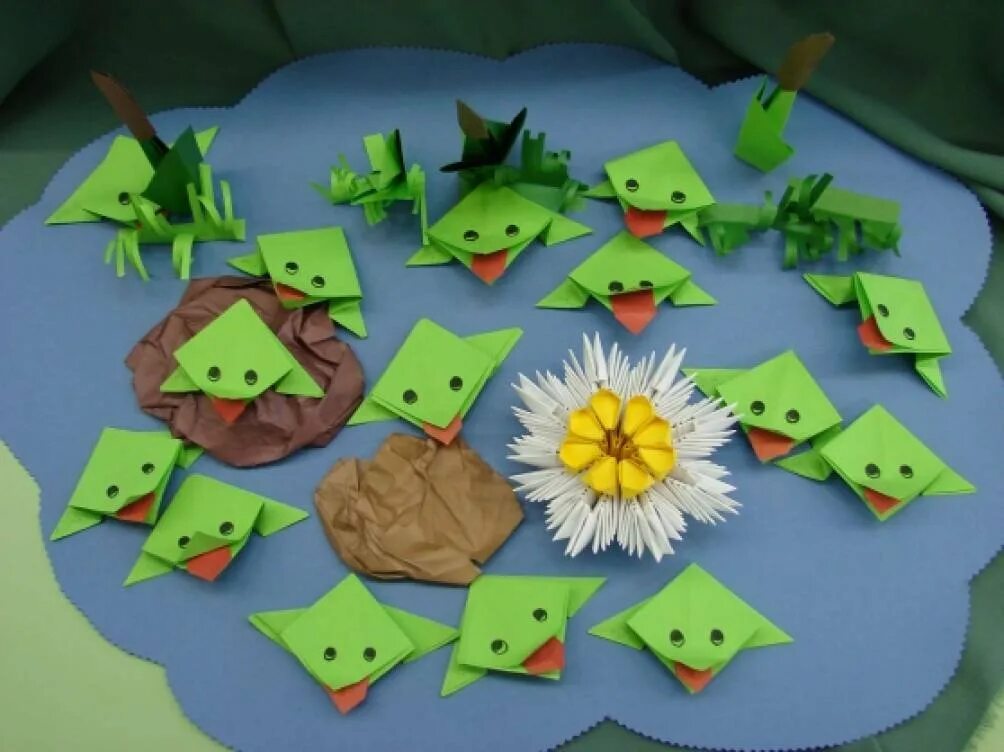 Занятие мир бумаги