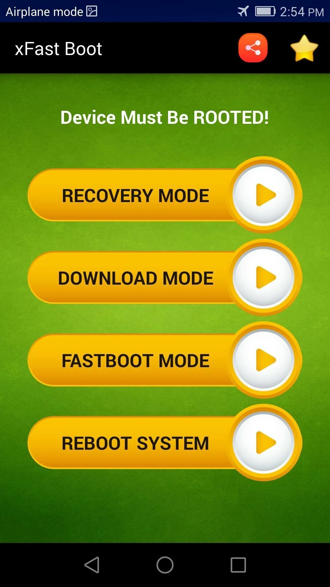 Fast reboot