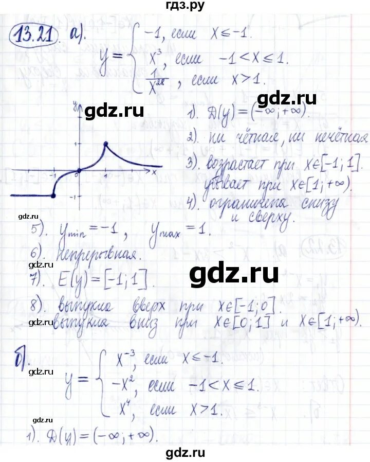 13.21 Алгебра. Задачник по алгебре 9 класс часть 2 гдз Мордкович синий с космонавтом. Учебник мордкович углубленный 8 класс