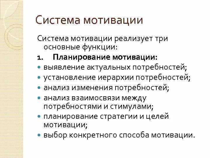Динамический процесс управляющий поведением человека