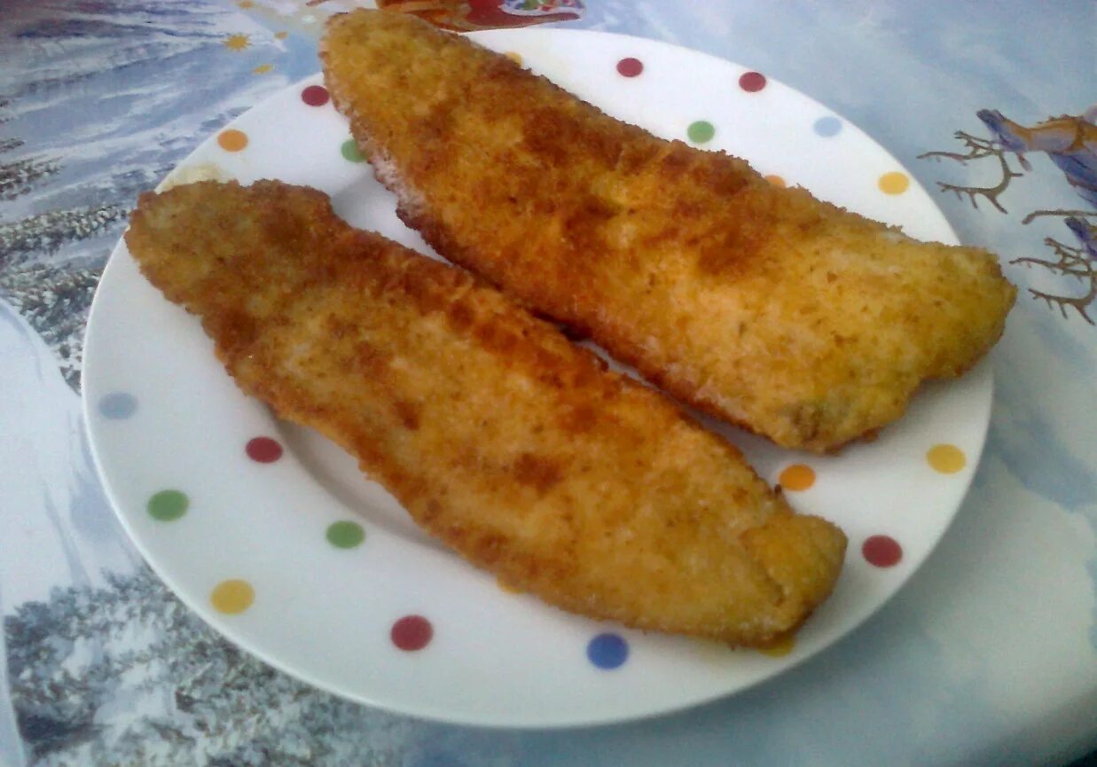 Отбивные с сыром. Грудинка в кляре. Минтай в панировочных сухарях на сковороде. Филе минтая в сухарях на сковороде. Минтай в кляре ~ 500г.
