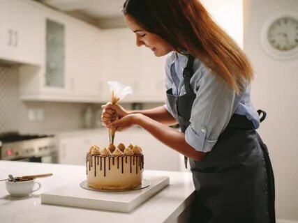 Cook cake