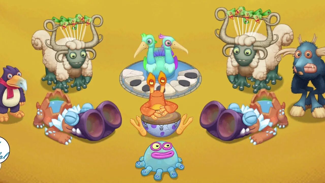 Сколько в игре my singing monsters. Остров Оазис my singing Monsters. My singing Monsters монстры. Чехарда my singing Monsters. Поющие монстры Огненный Оазис чехарда.