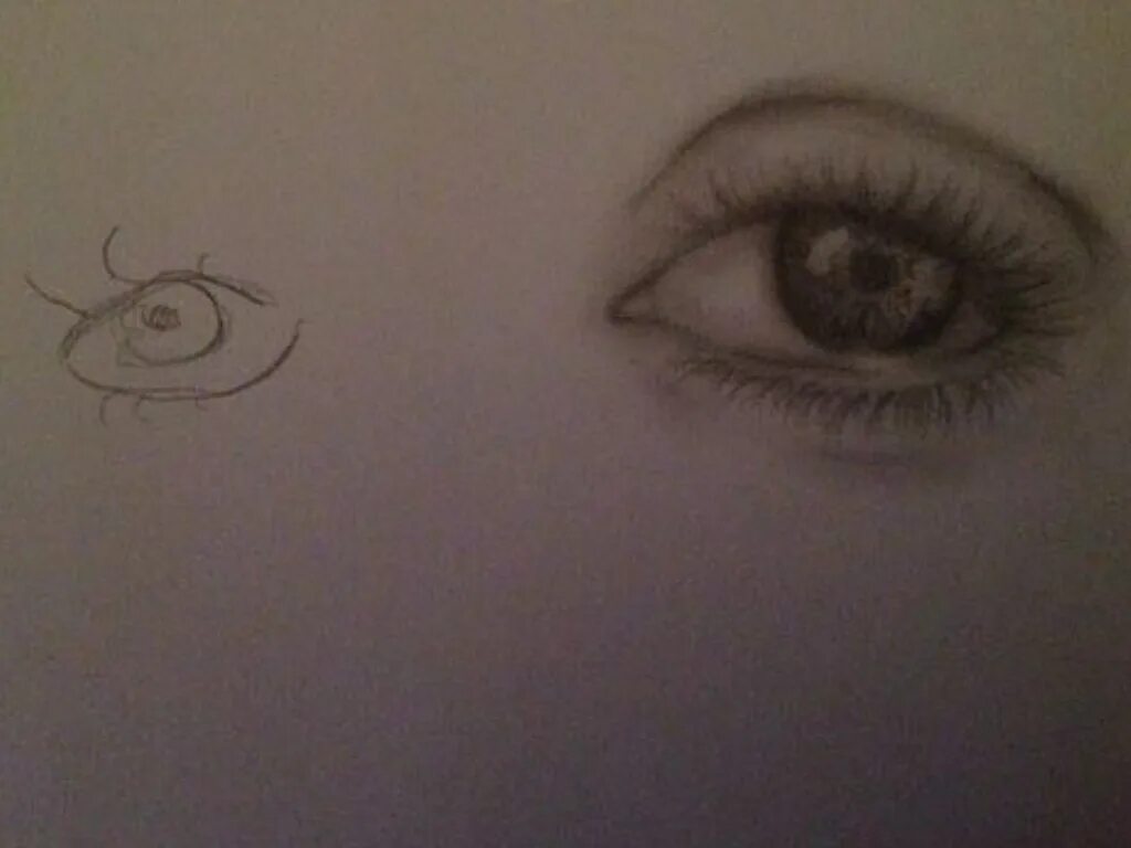 Eye touching