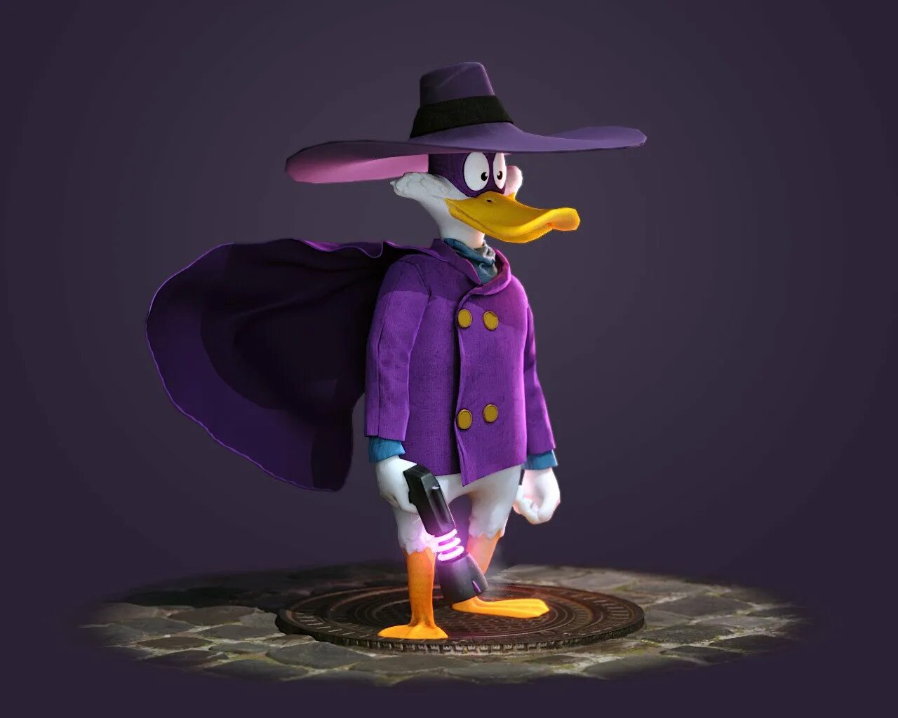 Черный плащ Darkwing Duck. Антиплащ Negaduck. Черный плащ песня слушать