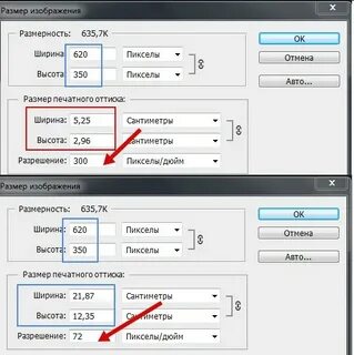 Изображения в пикселях разрешение