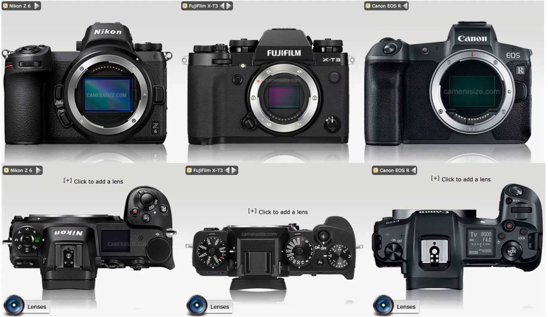 Canon EOS r6 vs Nikon z6. Fujifilm x-t3 vs Nikon z6. Canon r7 Size. Canon r6 vs Canon r. X t 3 6t