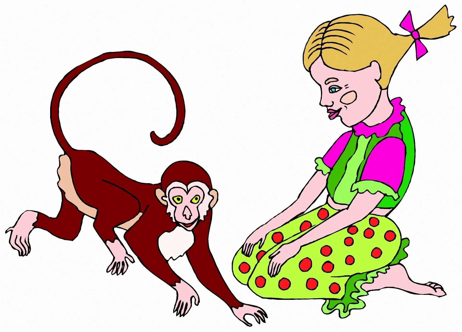 Обезьяна рисунок. Иллюстрация про обезьянку. Обезьяна для детей. Мартышка рисунок. Хлопот мартышке полон рот чурбан