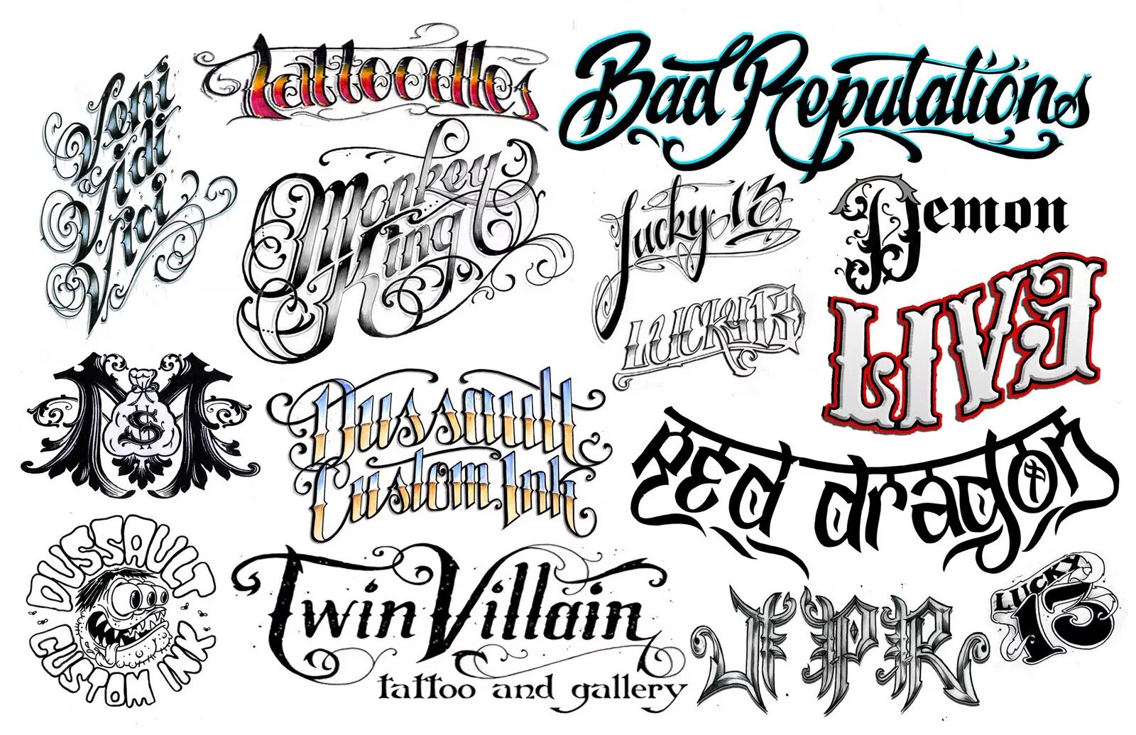 Кастомный шрифт. Шрифты. Различные шрифты. Шрифты для татуировок. Красивый шрифт для тату.