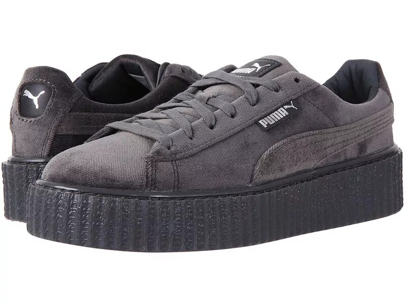 Реплики puma. Puma suede creepers. пума суеде серые. puma velvet by rihanna grey. кроссовки puma rihanna velvet.