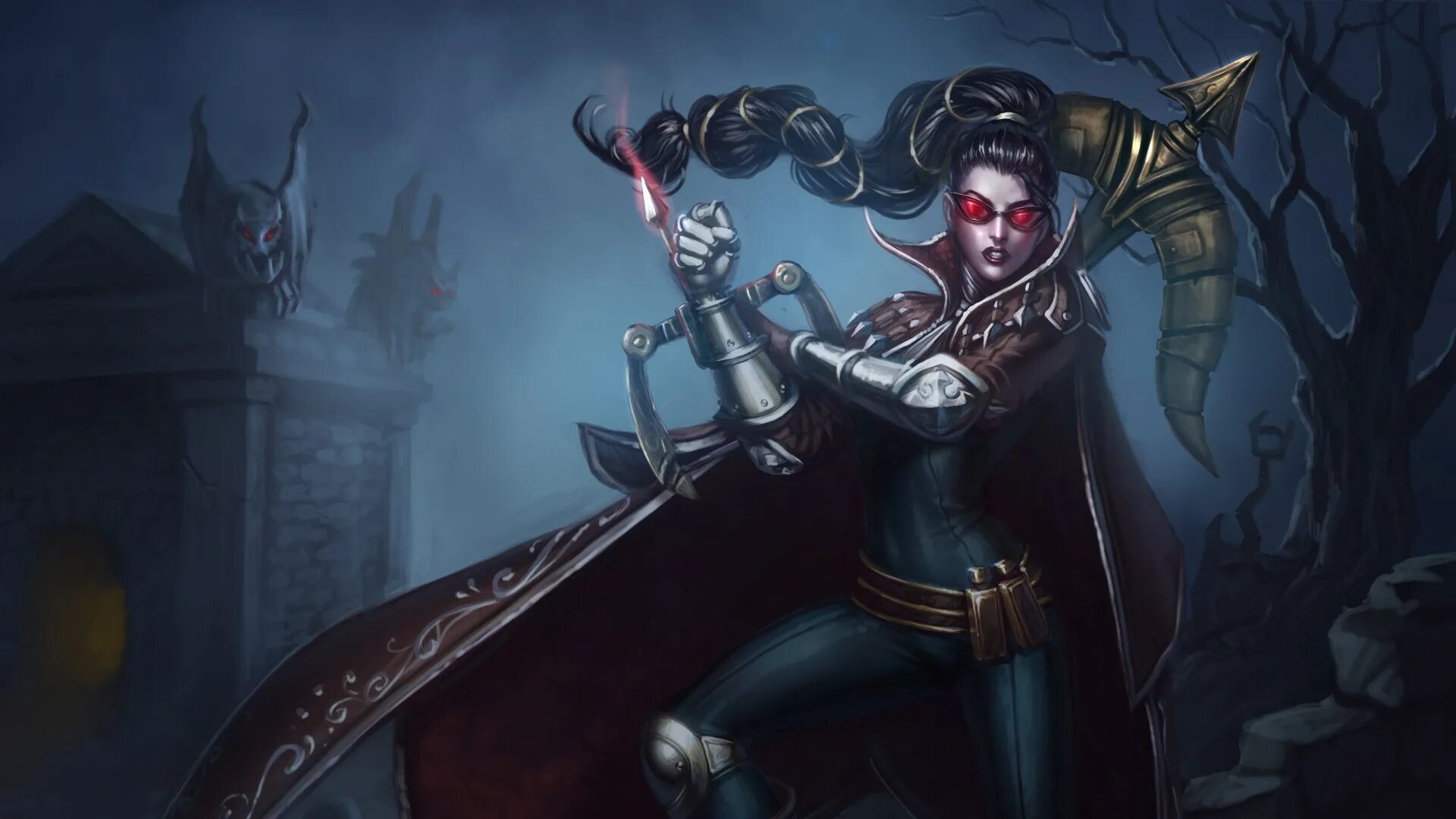Пале дарк вейн. League of legends вейн. вейн сплеш арт.