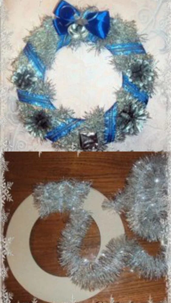 фигуры из мишуры. необычные украшения из мишуры. елочные украшения из мишуры на проволоке. украшения из мишуры на новый год. новогодний декор из мишуры.