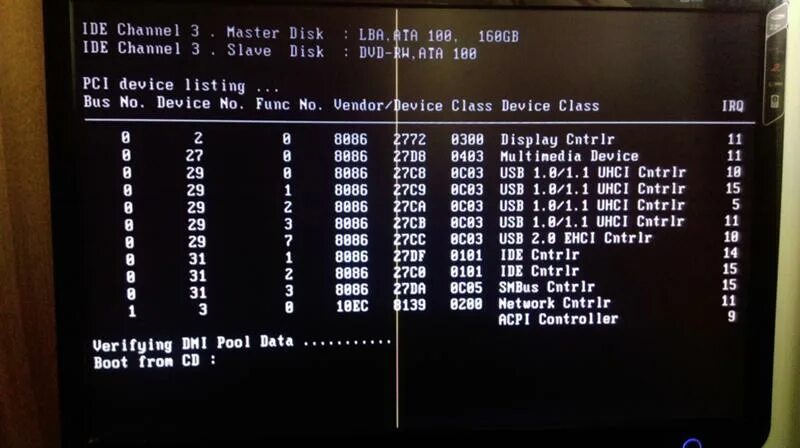 Установка windows xp с диска