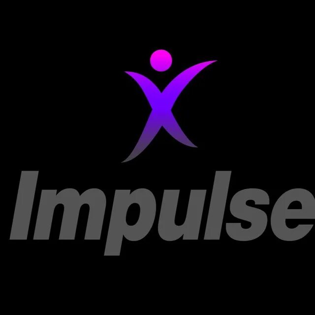 Impulse 2d. Логотип фитнес студии. логотип impulse.