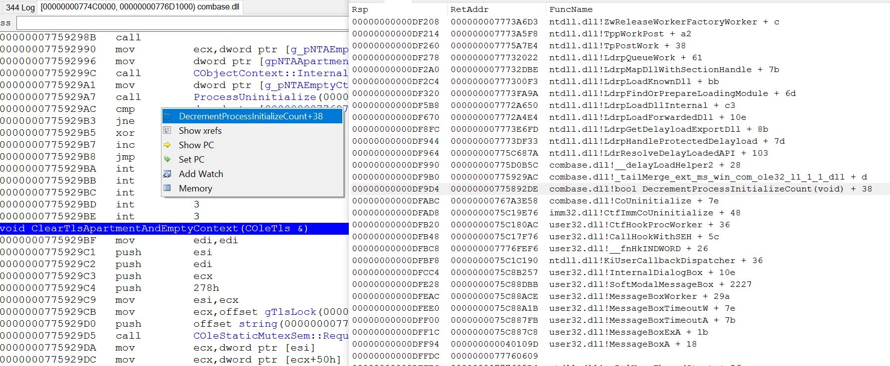 Библиотеку user32 dll. SOFTICE. Логи г425. "Ole32.dll" "ole32". Единицы нули DF.