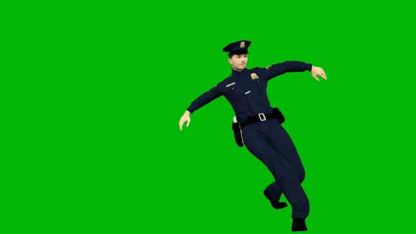 Dancing policeman