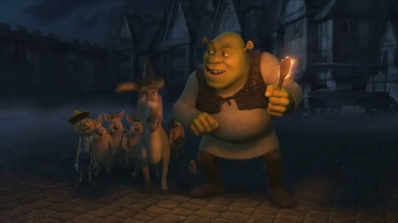 Включи страшного шрека. Шрек короткометражка хэллоуин. Шрек страшилки. Включи страшного шрека. Illumination entertainment шрек.