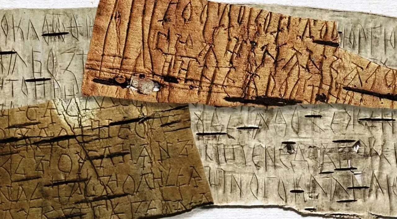 Рукоятка из бересты. Первая берестяная грамота. Новгородские берестяные грамоты. Березовая береста. Новгородские берестяные грамоты.