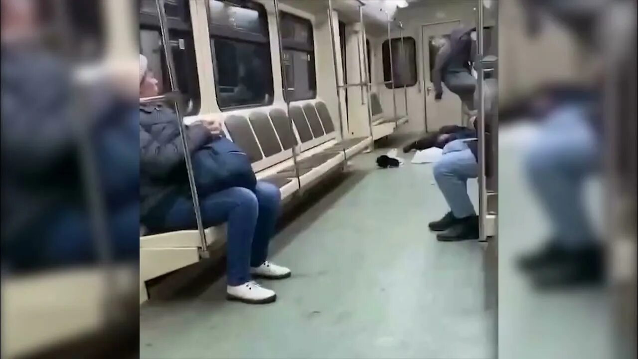 Нападение в метро. Мужик в метро.