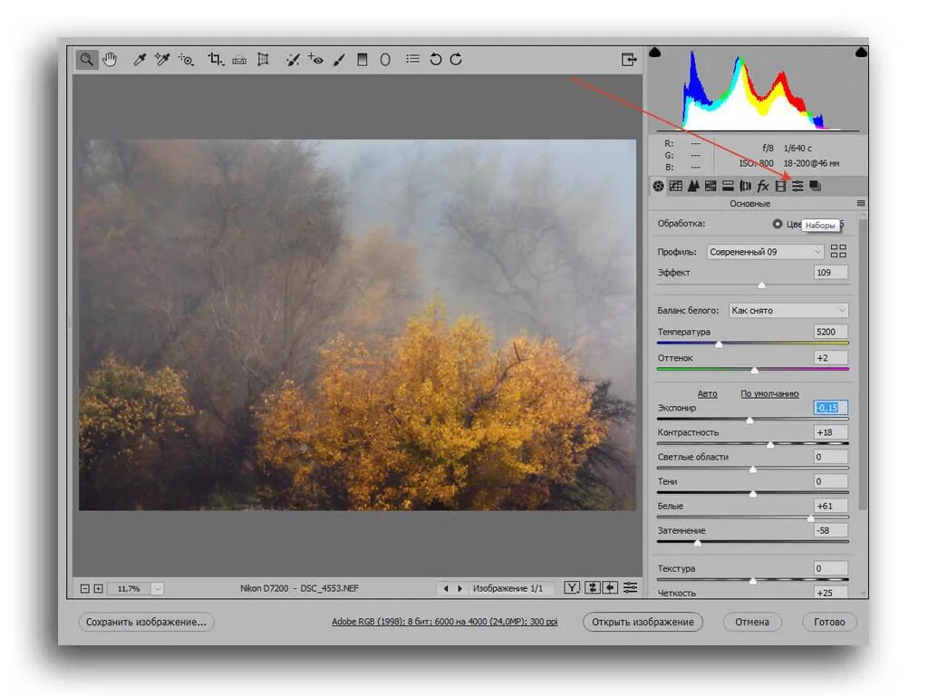 Как установить raw. Пресеты для камера рав. пресеты фотошопа настройки. обработка в камера raw. adobe photoshop как пользоваться.