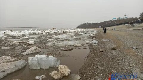 Ледоход на амуре в 2024 году