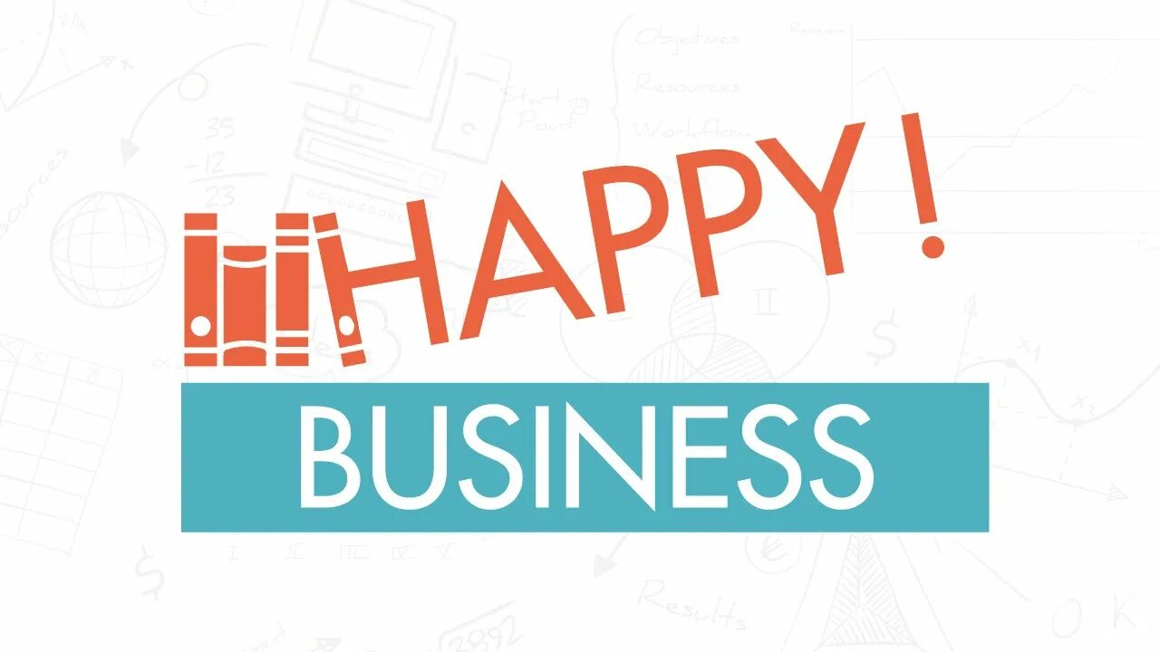 Обложка Happy Business. Happy and Business logo.