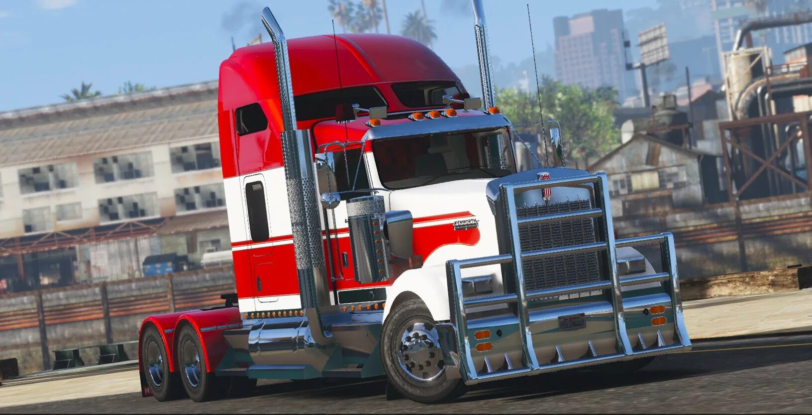 Грузовик Кенворт w900. ГТА 5 грузовик. Тягач в ГТА 5. GTA 5 Kenworth w900 2014.