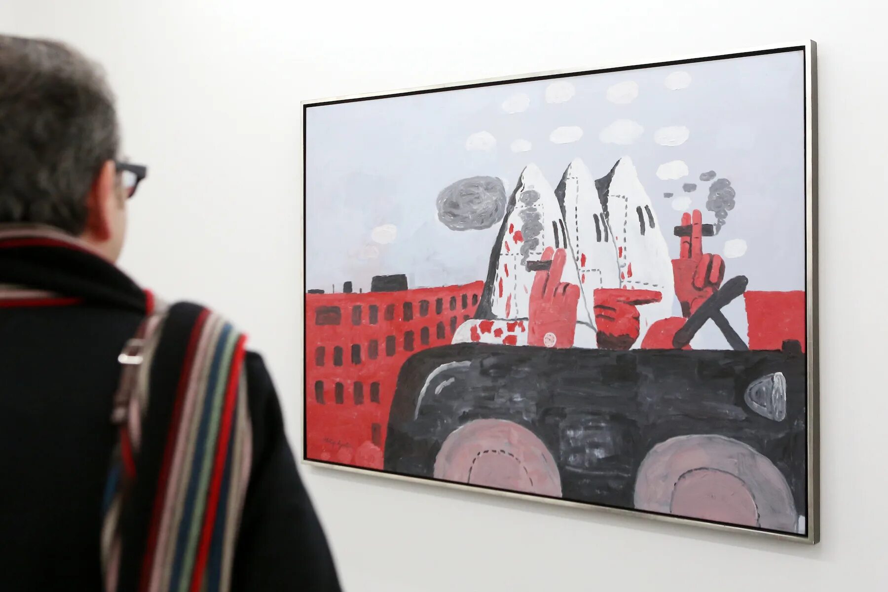 Philip Guston Now. Работы Филипа Робачева. Riding around