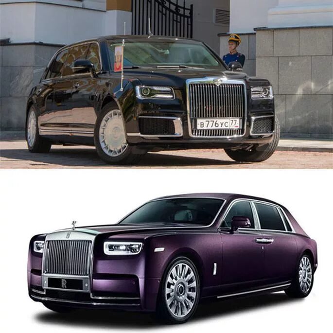 Похожие на роллс ройс. Аурус и Роллс Ройс. Rolls Royce Phantom и Aurus. Aurus Senat и Rolls-Royce. Роллс Ройс vs Аурус Сенат.