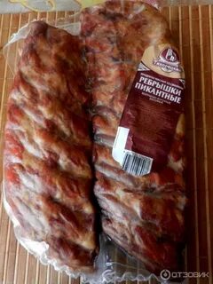 Ребрышки в упаковке