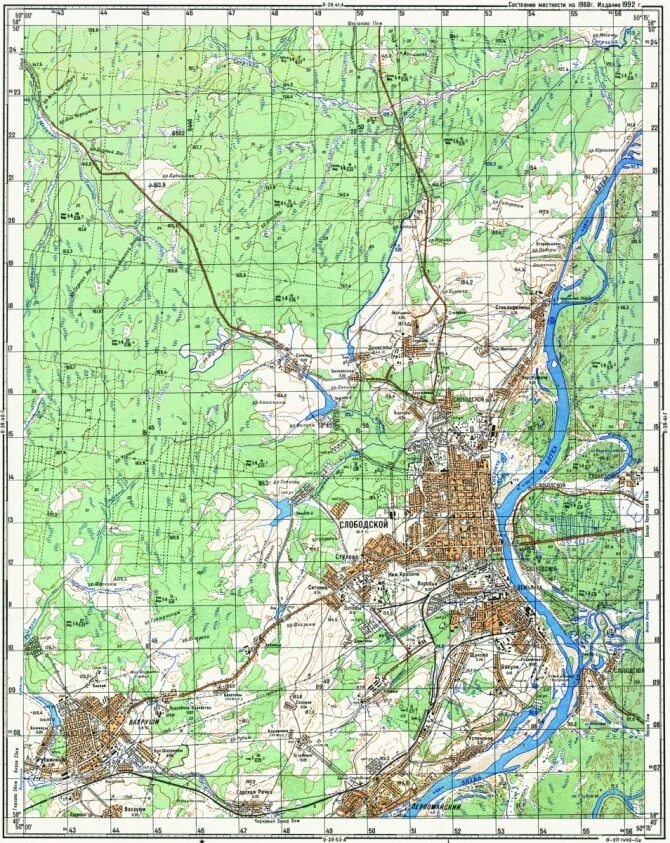 Карта слободской кировской области. Кировская обл топографические карты. Топографическая карта Кировской области. Кировск топографическая карта. Топографическая карта Слободского района Кировской области.